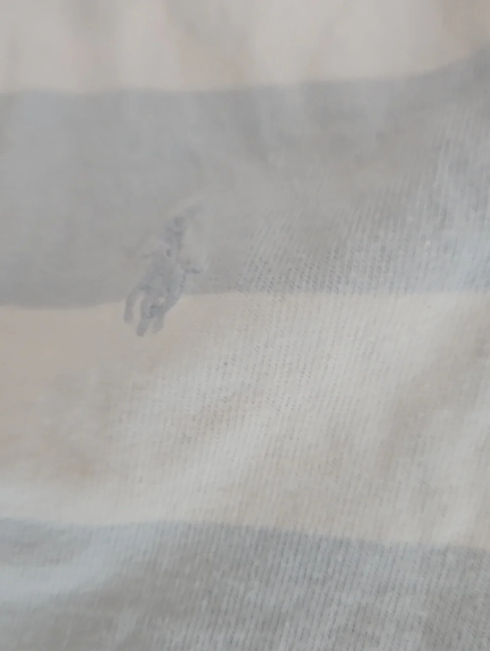 Ralph Lauren Baby Stripe Polo Shirt - Light Blue & White